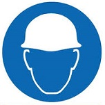 Picture of a H and S poster showing hard hat for Your Expert Witness